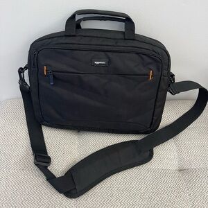 Amazon Basics 14-Inch Laptop Macbook and Tablet Shoulder Bag Black Laptop Bag